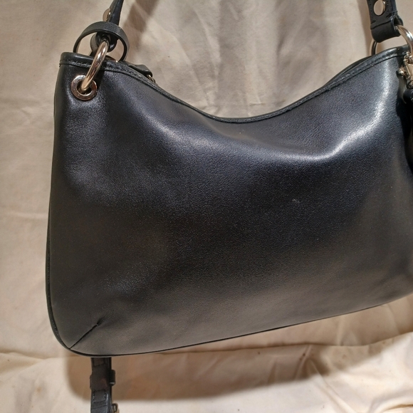 Coach Black Legacy Double Gusset Hobo Shoulder Bag - Picture 9 of 15